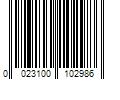 Barcode Image for UPC code 0023100102986