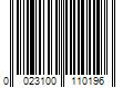 Barcode Image for UPC code 0023100110196