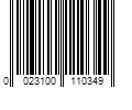 Barcode Image for UPC code 0023100110349. Product Name: 