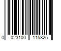 Barcode Image for UPC code 0023100115825