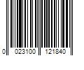 Barcode Image for UPC code 0023100121840