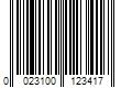 Barcode Image for UPC code 0023100123417