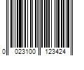 Barcode Image for UPC code 0023100123424