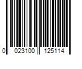 Barcode Image for UPC code 0023100125114