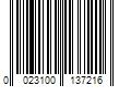 Barcode Image for UPC code 0023100137216