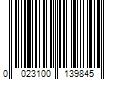 Barcode Image for UPC code 0023100139845