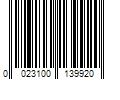 Barcode Image for UPC code 0023100139920