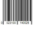 Barcode Image for UPC code 0023100140025