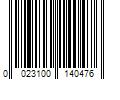 Barcode Image for UPC code 0023100140476