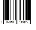 Barcode Image for UPC code 0023100143422