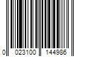 Barcode Image for UPC code 0023100144986