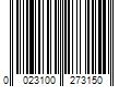 Barcode Image for UPC code 0023100273150