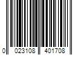 Barcode Image for UPC code 0023108401708