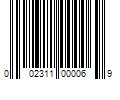 Barcode Image for UPC code 002311000069