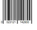 Barcode Image for UPC code 0023121142800