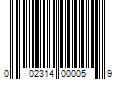 Barcode Image for UPC code 002314000059