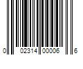 Barcode Image for UPC code 002314000066