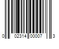 Barcode Image for UPC code 002314000073