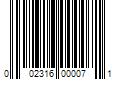 Barcode Image for UPC code 002316000071