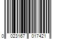 Barcode Image for UPC code 0023167017421