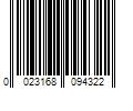 Barcode Image for UPC code 0023168094322