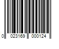 Barcode Image for UPC code 0023169000124