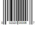 Barcode Image for UPC code 002320000067