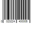 Barcode Image for UPC code 00232244000007