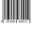 Barcode Image for UPC code 0023245980012