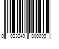 Barcode Image for UPC code 0023249000099