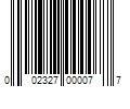 Barcode Image for UPC code 002327000077