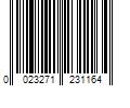 Barcode Image for UPC code 0023271231164