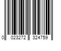 Barcode Image for UPC code 0023272324759