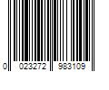 Barcode Image for UPC code 0023272983109