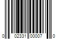 Barcode Image for UPC code 002331000070