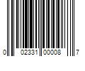 Barcode Image for UPC code 002331000087