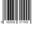 Barcode Image for UPC code 0023332311002