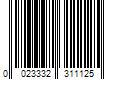 Barcode Image for UPC code 0023332311125