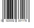 Barcode Image for UPC code 0023332331178