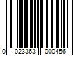 Barcode Image for UPC code 0023363000456