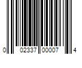 Barcode Image for UPC code 002337000074