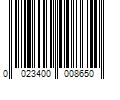 Barcode Image for UPC code 0023400008650