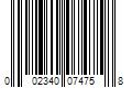 Barcode Image for UPC code 002340074758