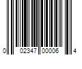 Barcode Image for UPC code 002347000064