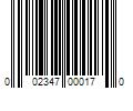 Barcode Image for UPC code 002347000170