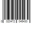 Barcode Image for UPC code 0023472045430