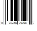 Barcode Image for UPC code 002348000087