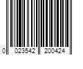 Barcode Image for UPC code 0023542200424