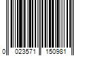 Barcode Image for UPC code 0023571150981