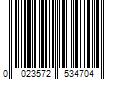 Barcode Image for UPC code 0023572534704